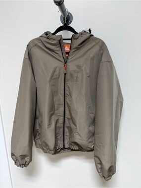 Men’s Lightweight Hooded Windbreaker Jacket - Olive